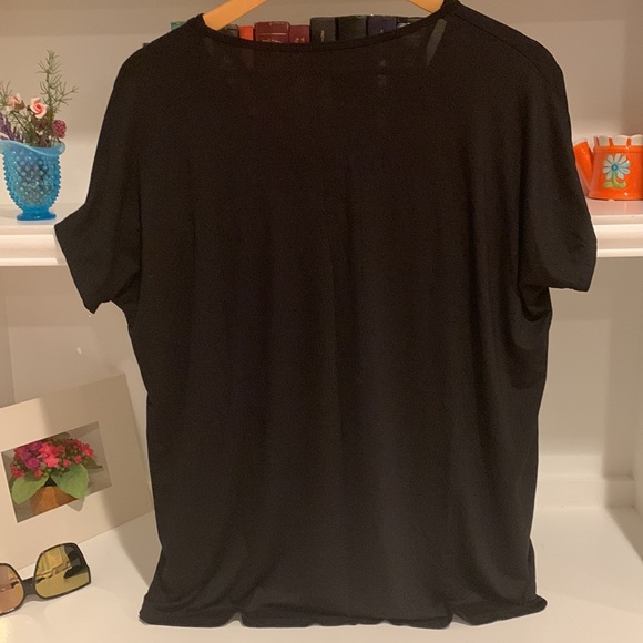 Lauren Moshi black top #201 - Picture 8 of 12